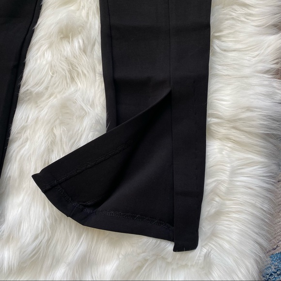 NWT Lulu’s Size S Enterprising Black High-Waisted Trouser Pants - Picture 4 of 9